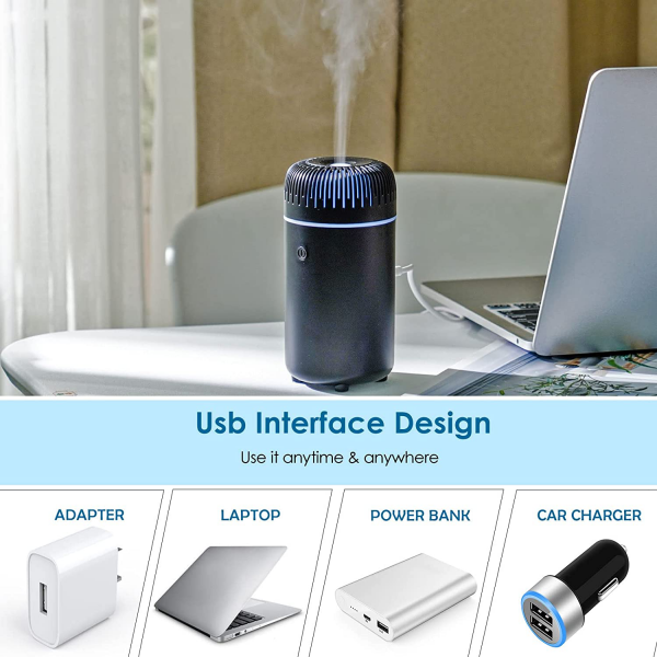 USBスプレーアロマテラピー匂いディフューザー空気加湿器